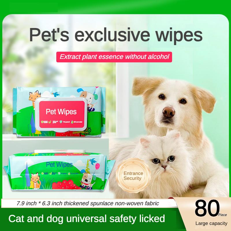 Limpieza para Perros y Gatos: Toallitas Hidratantes Sin Fragancia, Basadas en Plantas, Fáciles de Usar, Hiposensibles — imagen 16