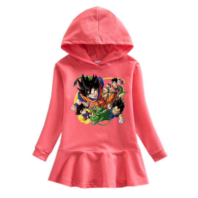 Girls' butterfly hooded sweatshirt dress — image 11