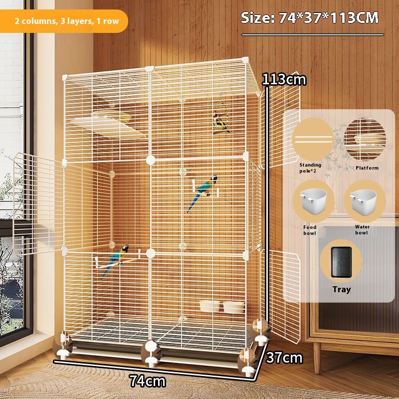 Parrot Cage New Splash-proof Home Ecological Villa — image 2