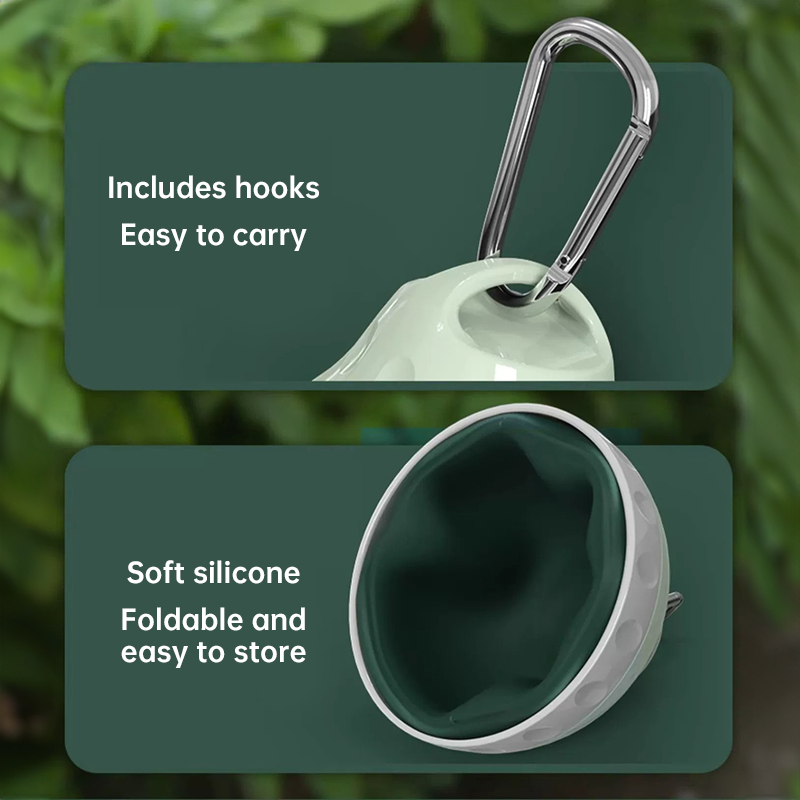 Portable Dog Water Dispenser with Bowl - Tear-Drop Design Lightweight Pet Water Bottle for Travel, Hiking, Outdoor — image 7