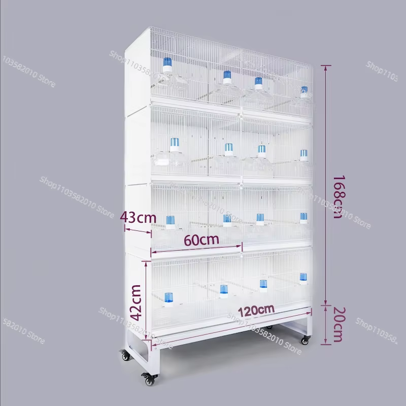 Caja para pájaros grande multicapa - modular y expansiva para uso a largo plazo sin reemplazar — imagen 1