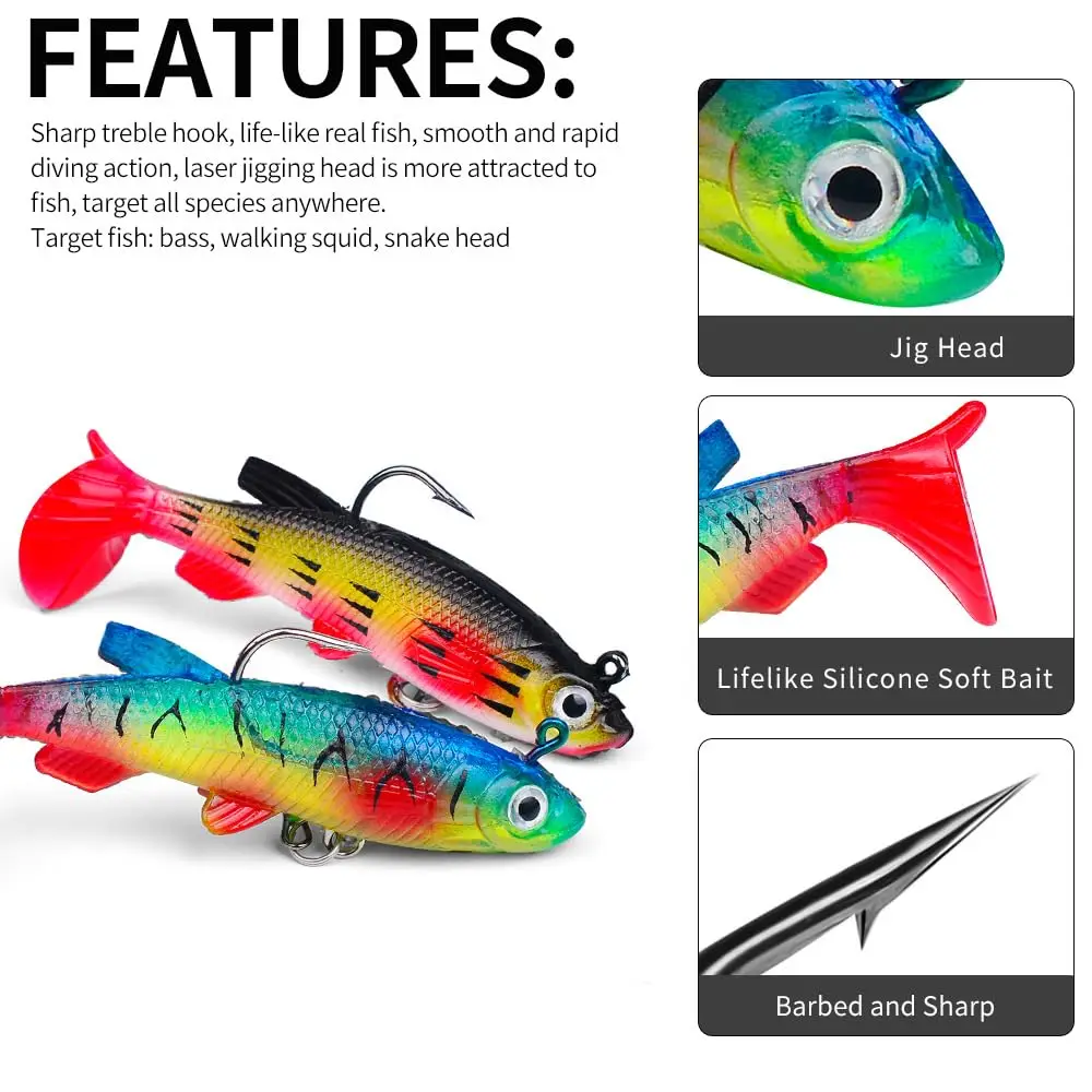 Telescopic Fishing Rod Reel Combo with Swimbaits Tackle Kit Freshwater Saltwater Fishing Pole Beginner Fishing Kit — image 6