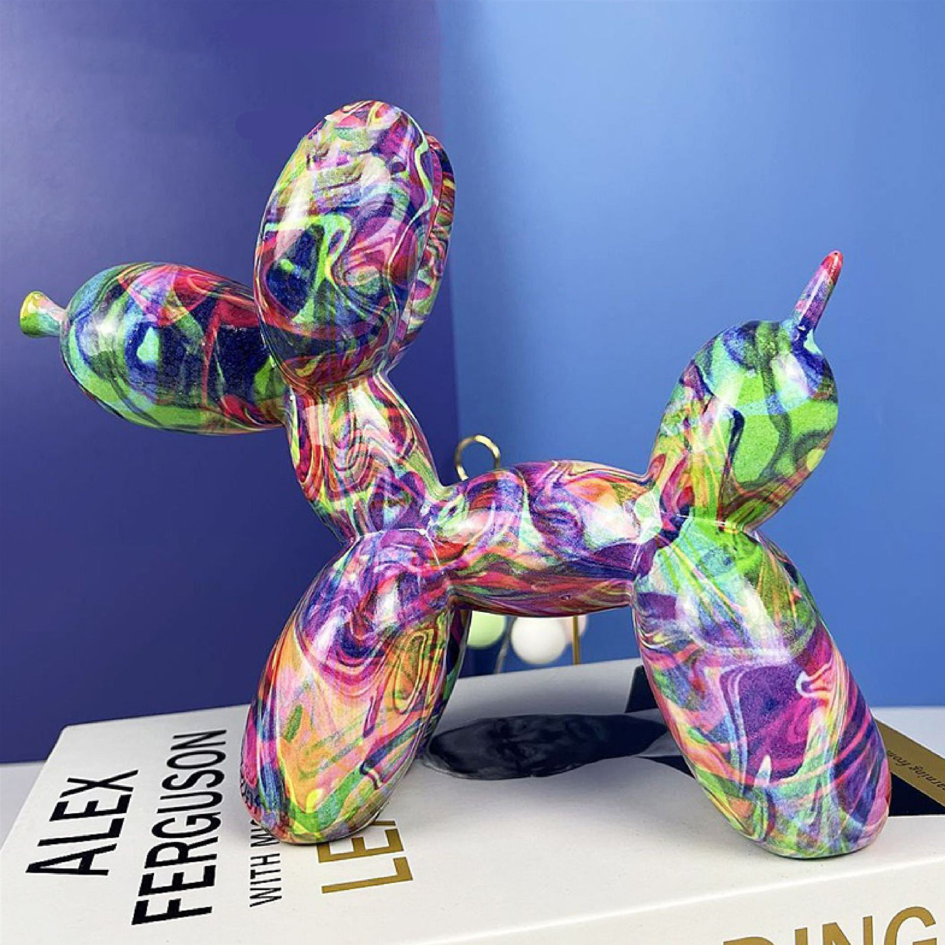 Balloon Dog Resin Ornaments Creative European-Style Home Living Room Soft Furnishing Crafts Desktop Decorations — image 5