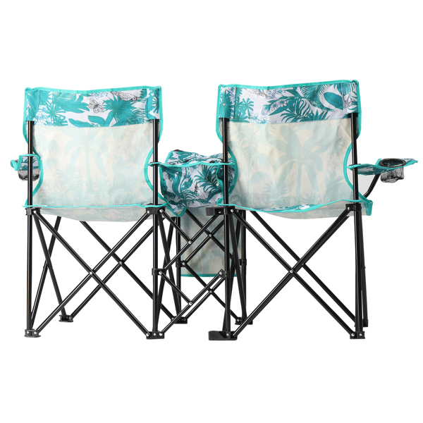 Pineapple Pattern Fishing Chair Iron Bracket Oxford Cloth 85kg With Sun Umbrella — imagen 7