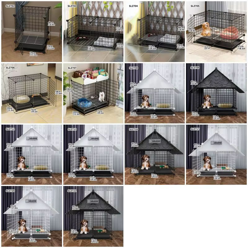 Caja para Perros Indoors Villa con Inodoro - Refugio para Pequeños Canes de Pom y Teddy Familia — imagen 5
