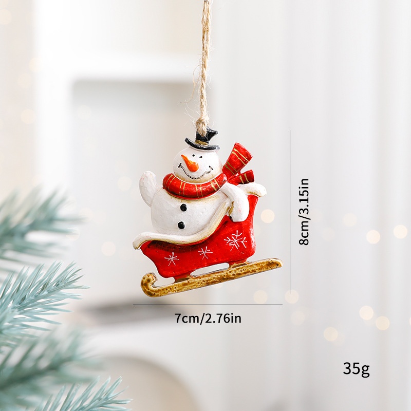Adorno Navideño Reino de los Cielos Figura de Renuevo Colgante Estilo Animado Decoración para Árbol — imagen 12