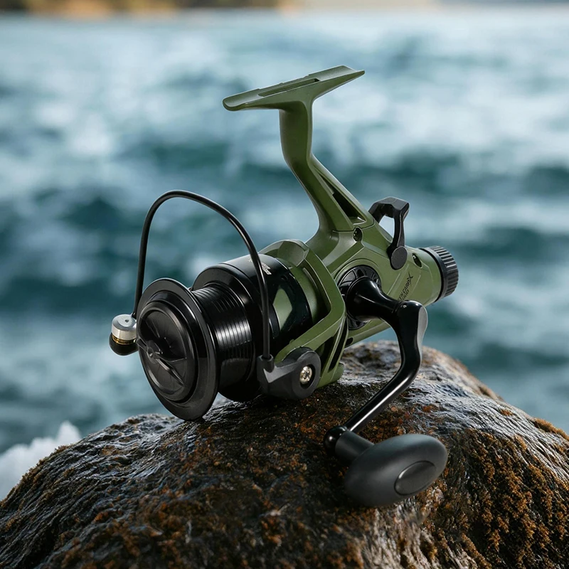 Outdoor Spinning Reel with Stable Operation, Ergonomic Crank Handle, Durable Structure for Lake, River and Coastal Shore Angling — image 1