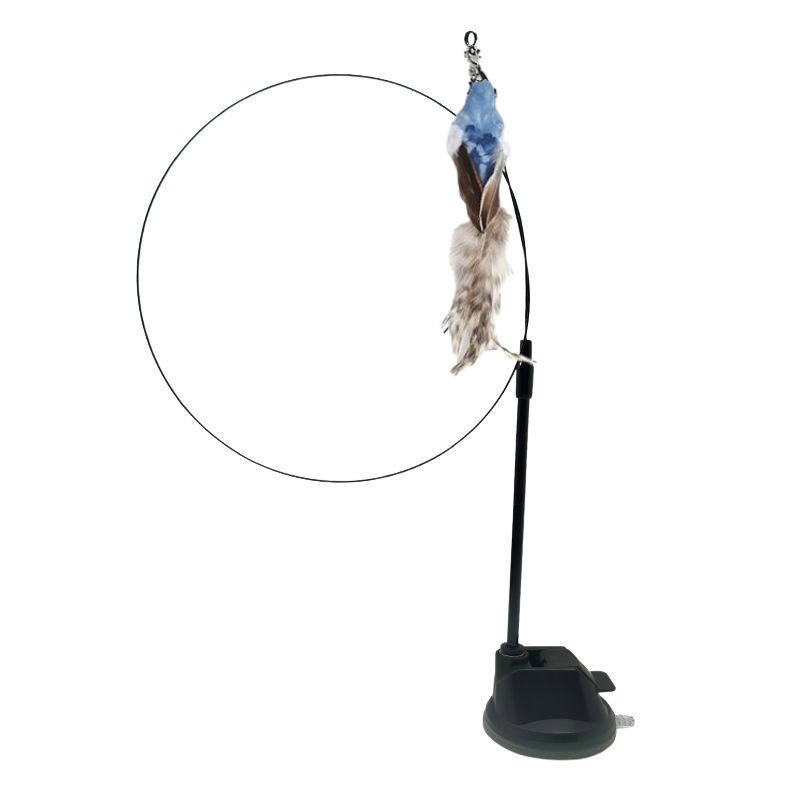 Juego Interactivo de Pájaro Simulado con Super Pegamento y Plumas para Entretenimiento de Gatos Pequeños — imagen 5