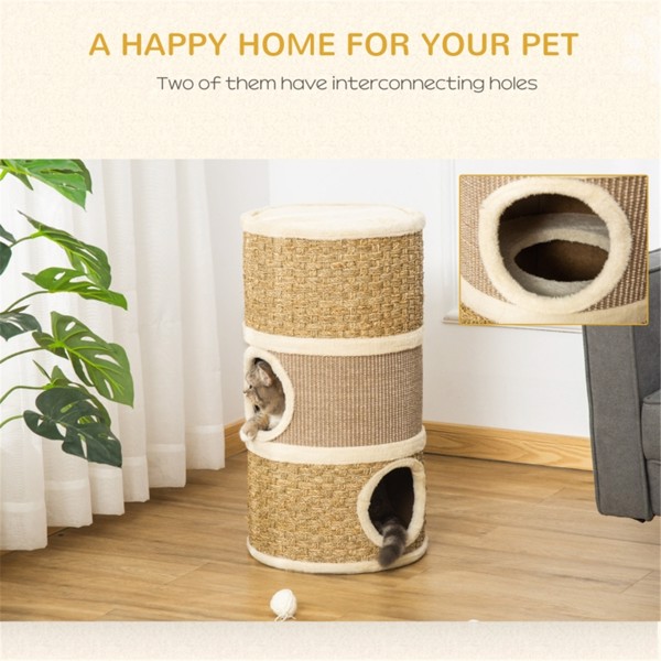 Gato Árbol de Madera Casa para Gatos — imagen 2