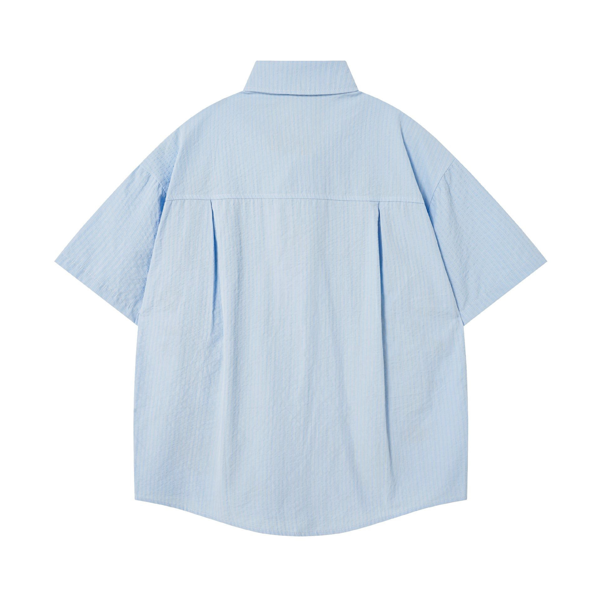 Black and white cat embroidery short sleeved shirt — image 5