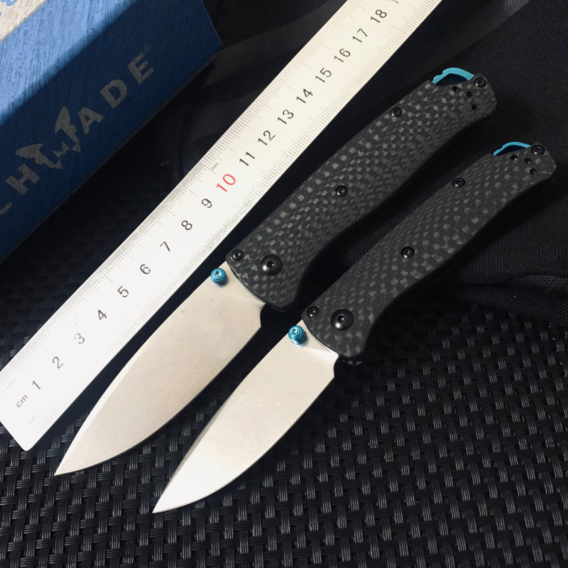 Cuchillo de plegado Butterfly 535533 con mango de fibra de carbono de alta gama para supervivencia al aire libre, utilidad portátil y pesca — imagen 5